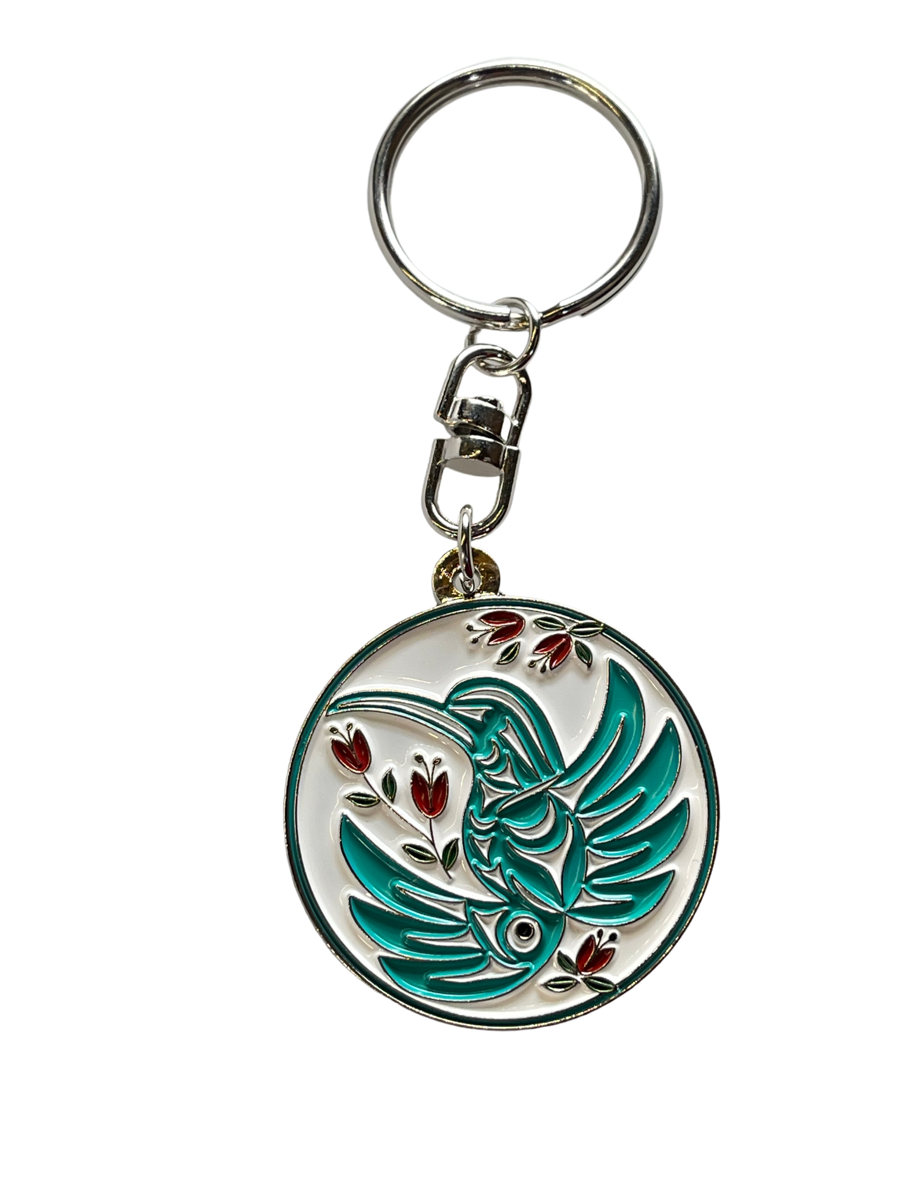 Keychain - Enamel - Hummingbird