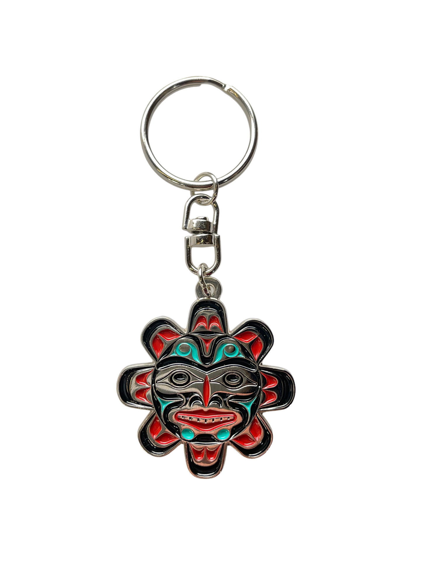 Keychain - Enamel - Copper Sun