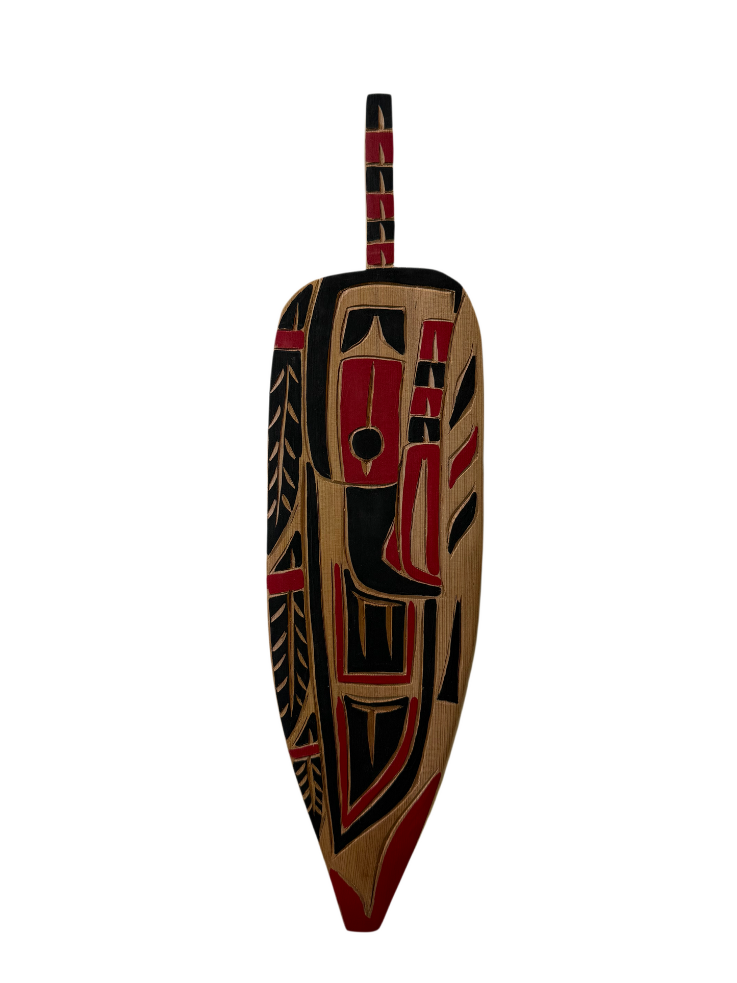 Wooden Plaque - Red Cedar - Feather - Eagle