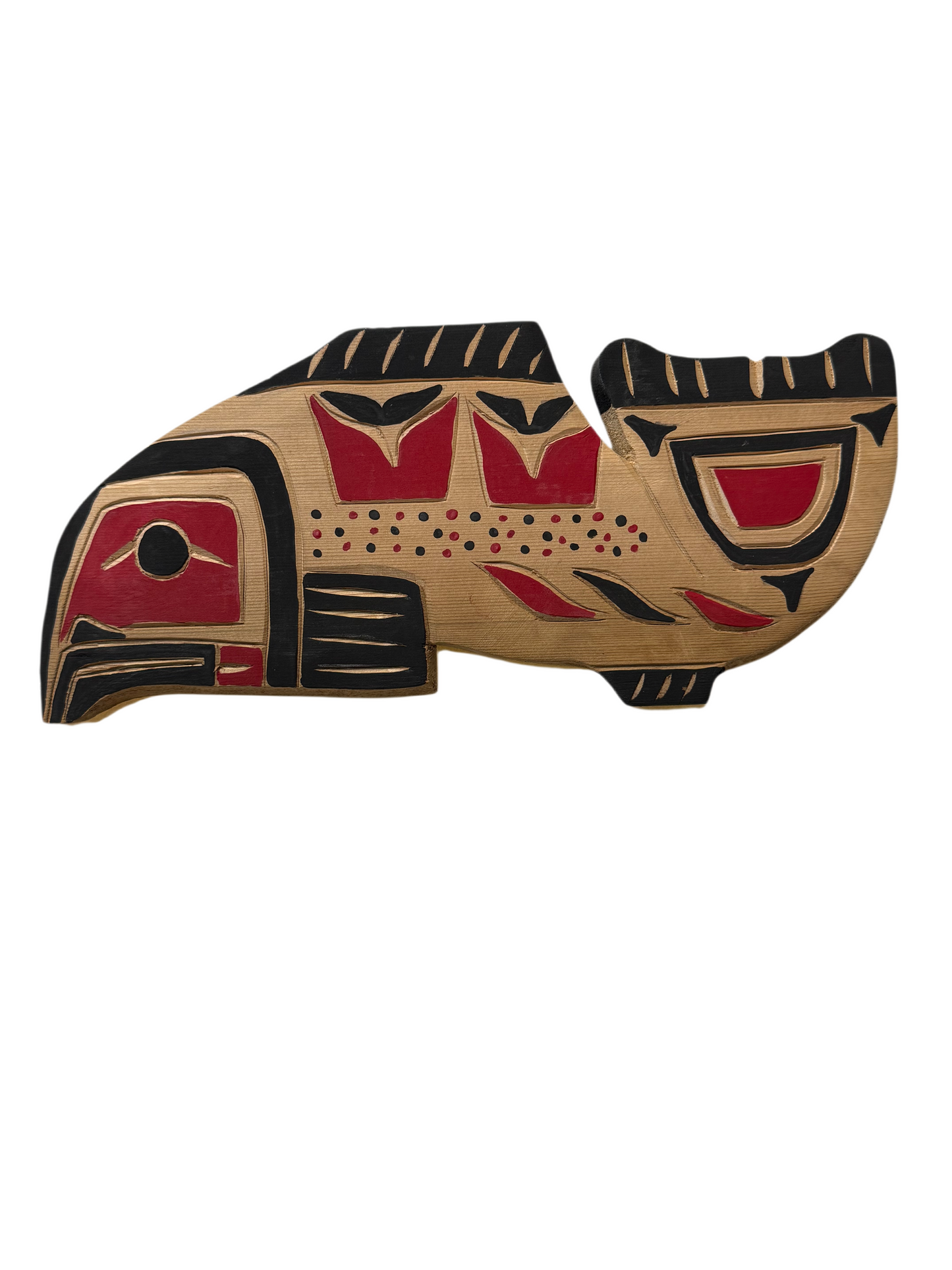 Wooden Plaque - Red Cedar - Salmon