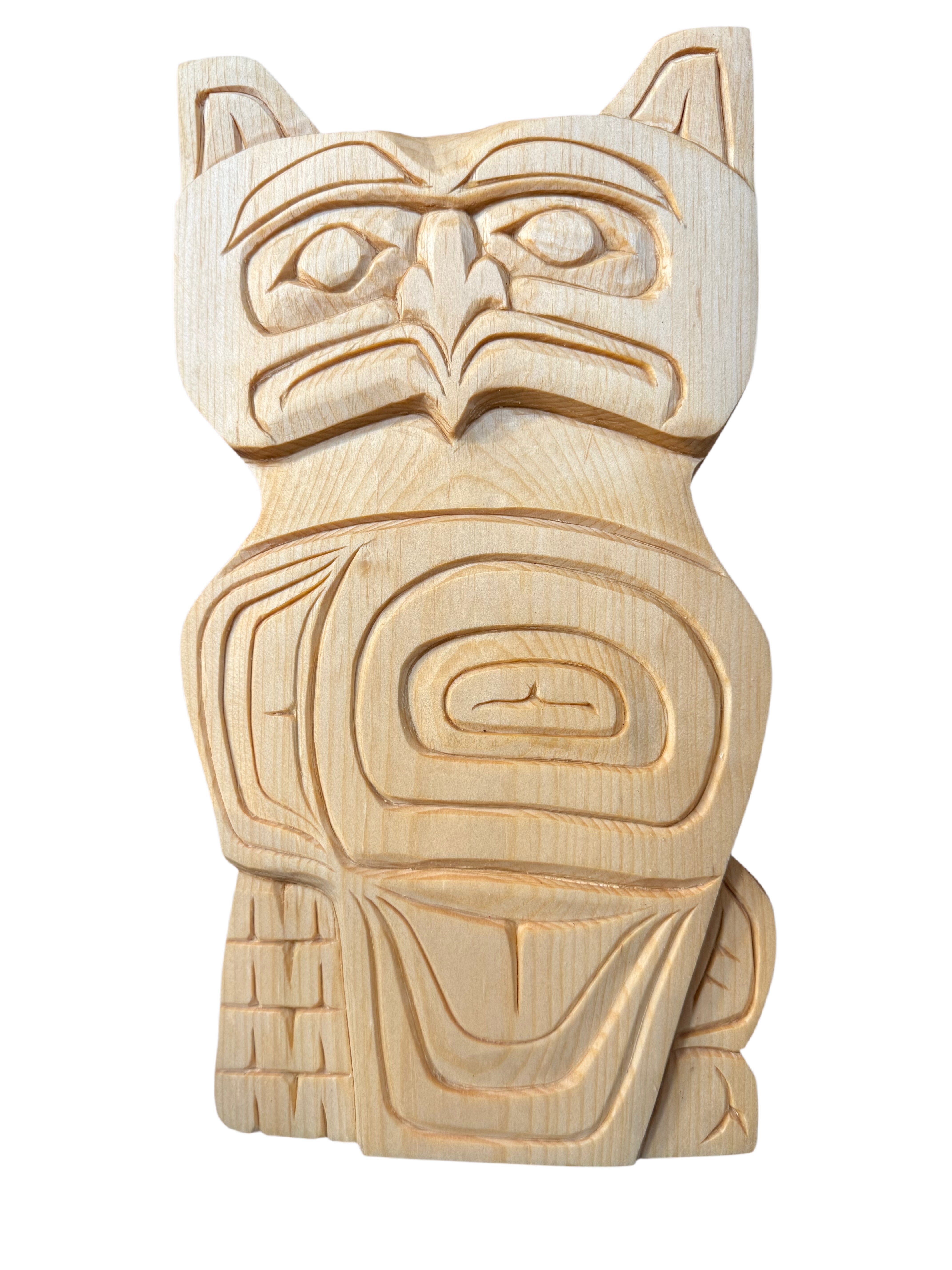 Wooden Plaque - Sugar Pine - 15" - Owl