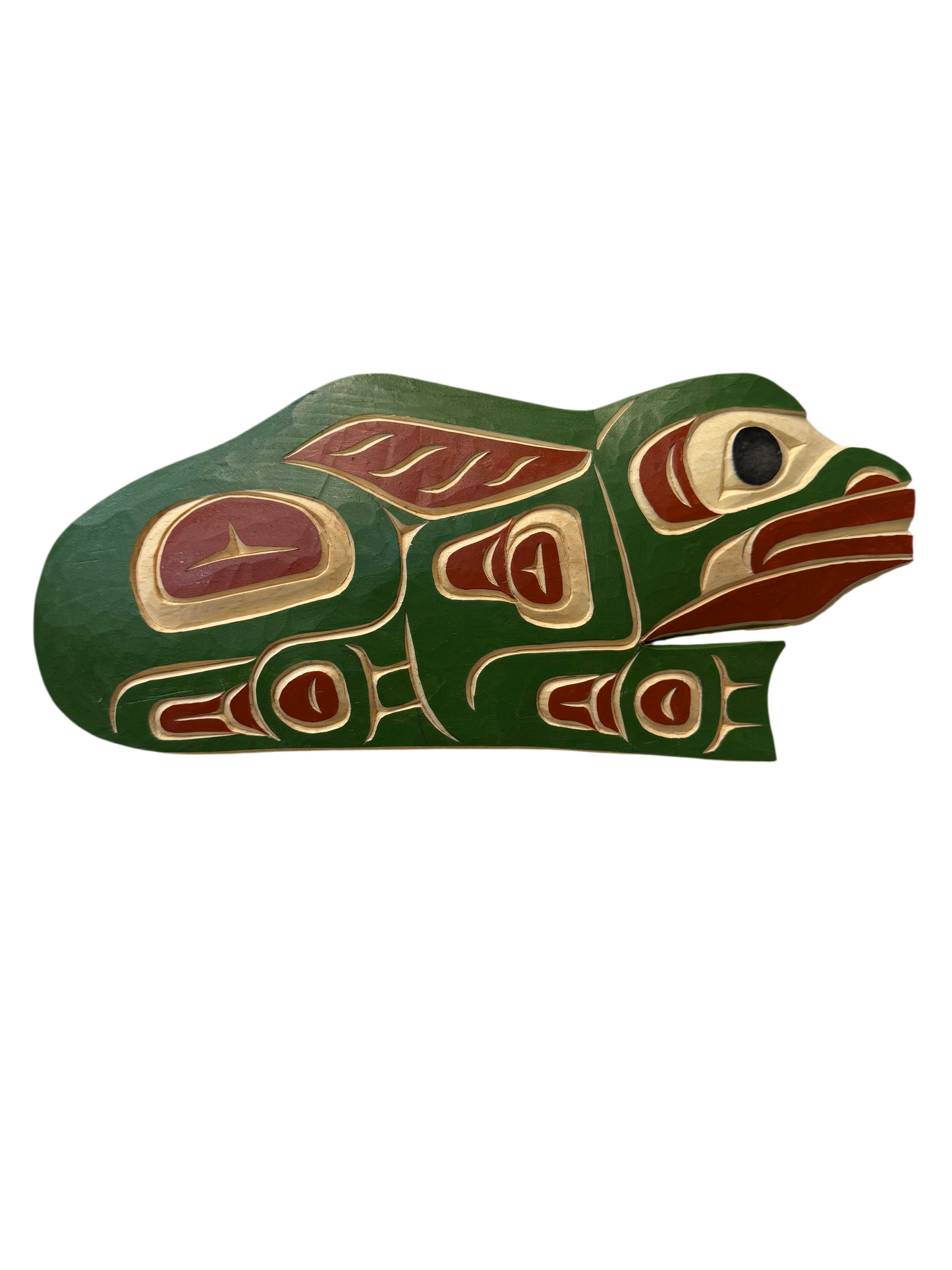 Wooden Plaque - Pine - Frog
