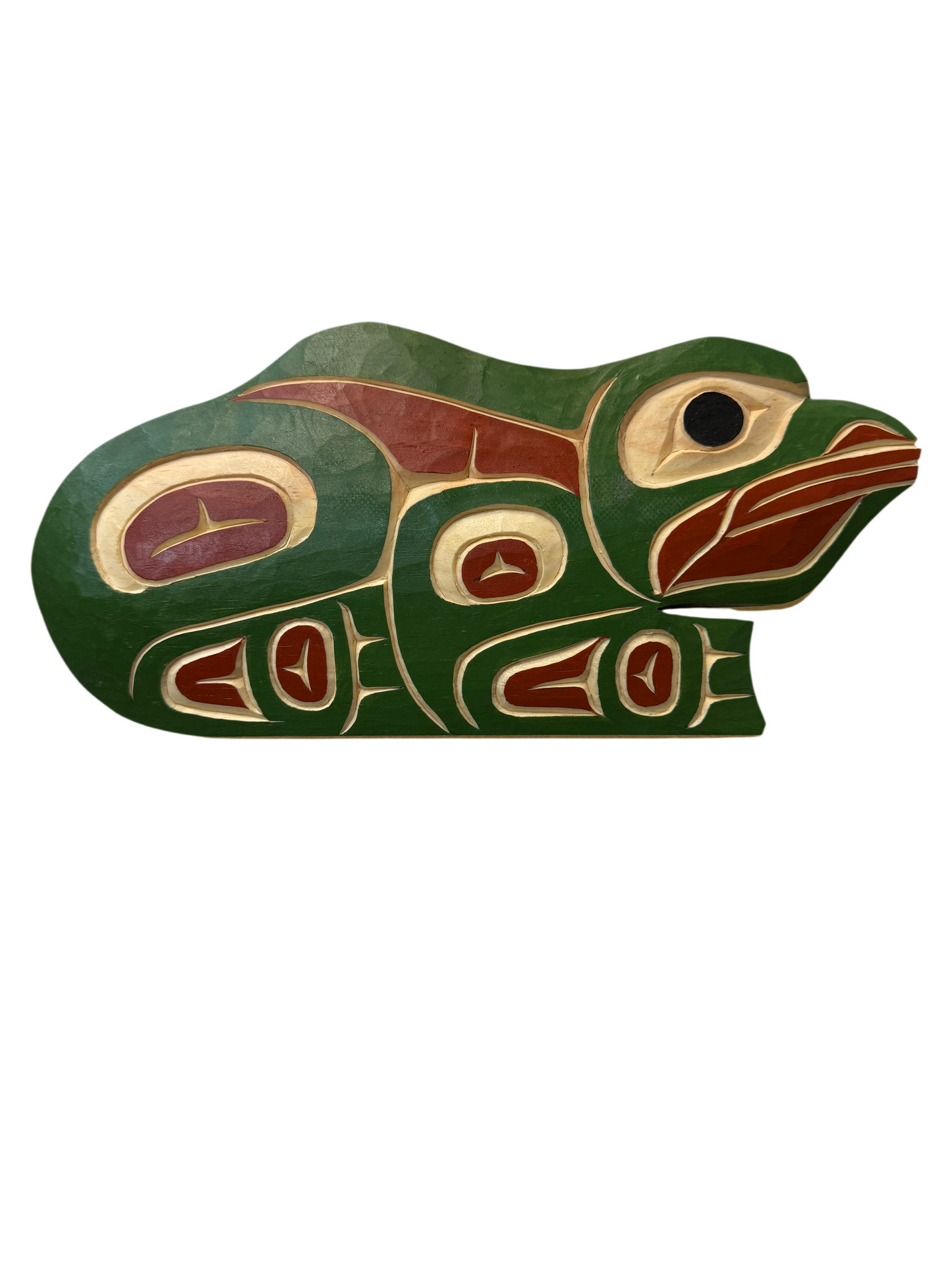 Wooden Plaque - Pine - Frog