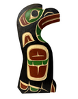 Wooden Plaque - Pine - 29.5cm - Raven
