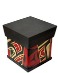 Bentwood Box - Carved - Eagle - Black