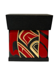 Bentwood Box - Carved - Eagle - Black