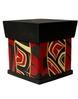 Bentwood Box - Carved - Eagle - Black