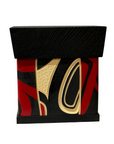 Bentwood Box - Carved - Eagle - Black
