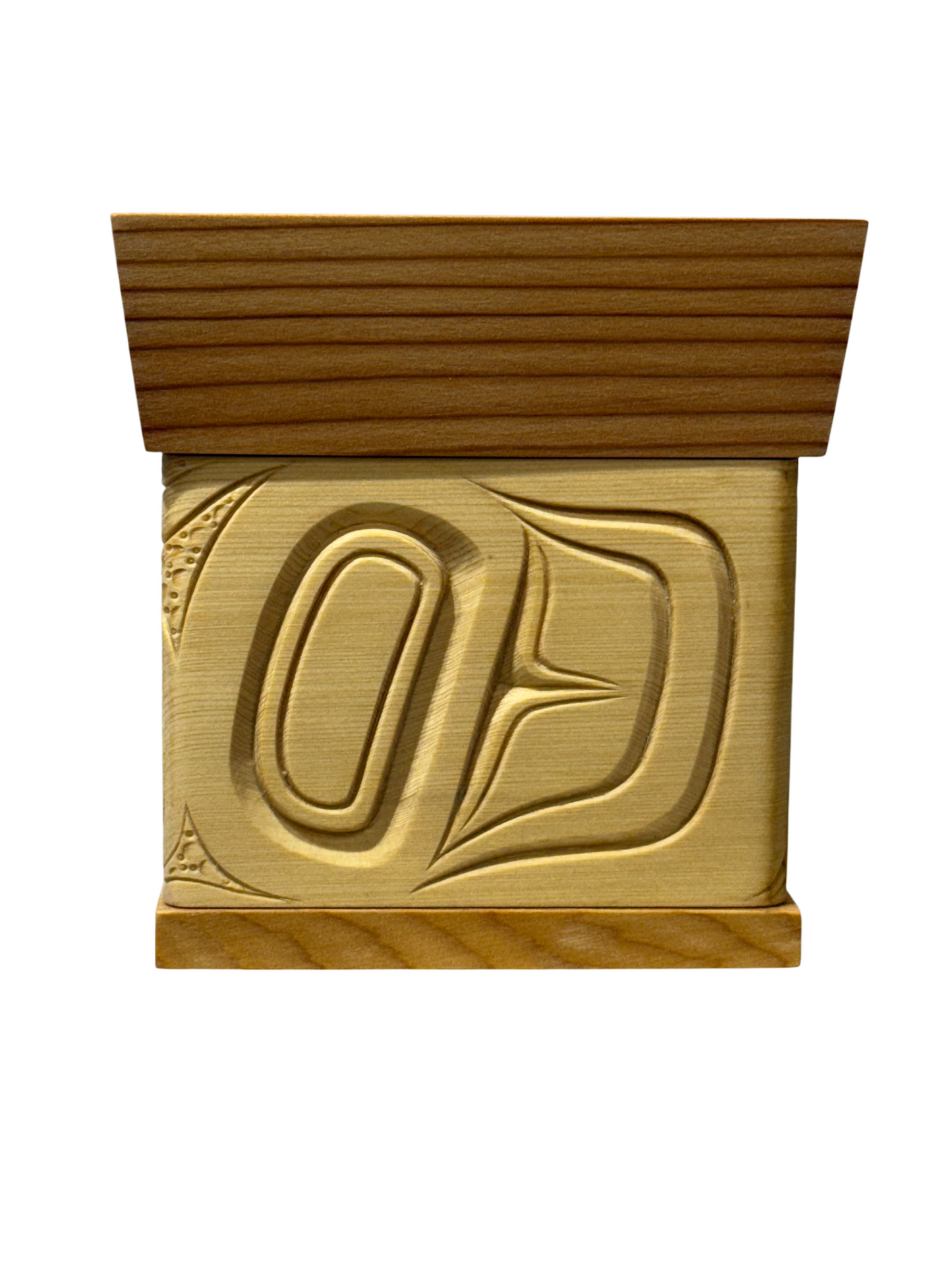 Bentwood Box - Carved - Eagle - Natural