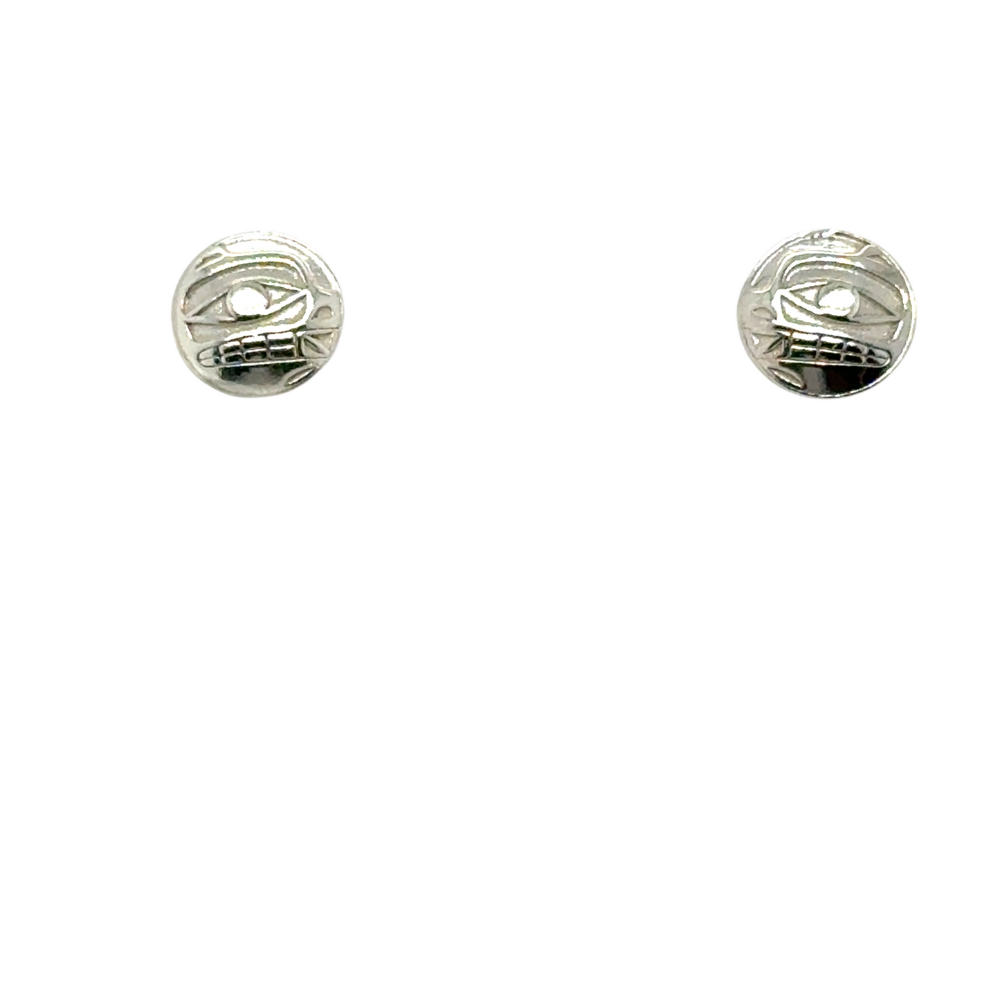 Earrings - Sterling Silver - Stud - Bear - Micro - 8mm