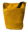 Purse - Compact Crossbody - Deerskin - Bear - Tan (Yellow)