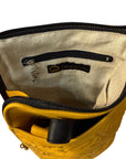 Purse - Compact Crossbody - Deerskin - Bear - Tan (Yellow)