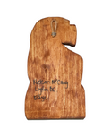 Wooden Plaque - Pine - 9" - Eagle - Left Facing - Natural