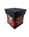 Bentwood Box - Carved - Eagle - Black