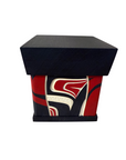 Bentwood Box - Carved - Eagle - Black