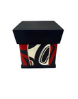 Bentwood Box - Carved - Eagle - Black
