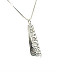 Pendant - Sterling Silver - Triangle - Hummingbird - 30mm