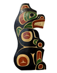 Wooden Plaque - Yellow Cedar - Bear