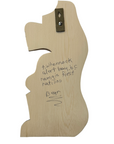 Wooden Plaque - Yellow Cedar - Bear