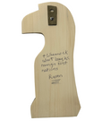 Wooden Plaque - Yellow Cedar - Raven