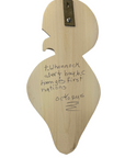 Wooden Plaque - Yellow Cedar - Octopus