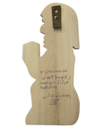 Wooden Plaque - Yellow Cedar - Wild Woman