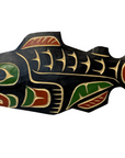 Wooden Plaque - Yellow Cedar - Salmon