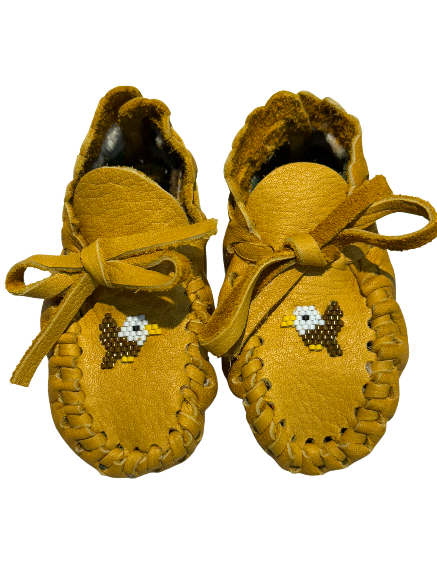 Moccasins - Infant - Bison Leather - Eagle