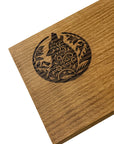 Serving Board - Canadian Oak - Howling Wolf