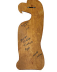 Wood Plaque - Pine - Eagle, Hummingbird, Raven, Sun, & Salmon