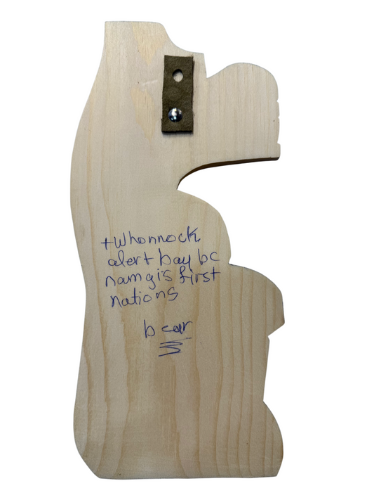 Wooden Plaque - Pine - Bear