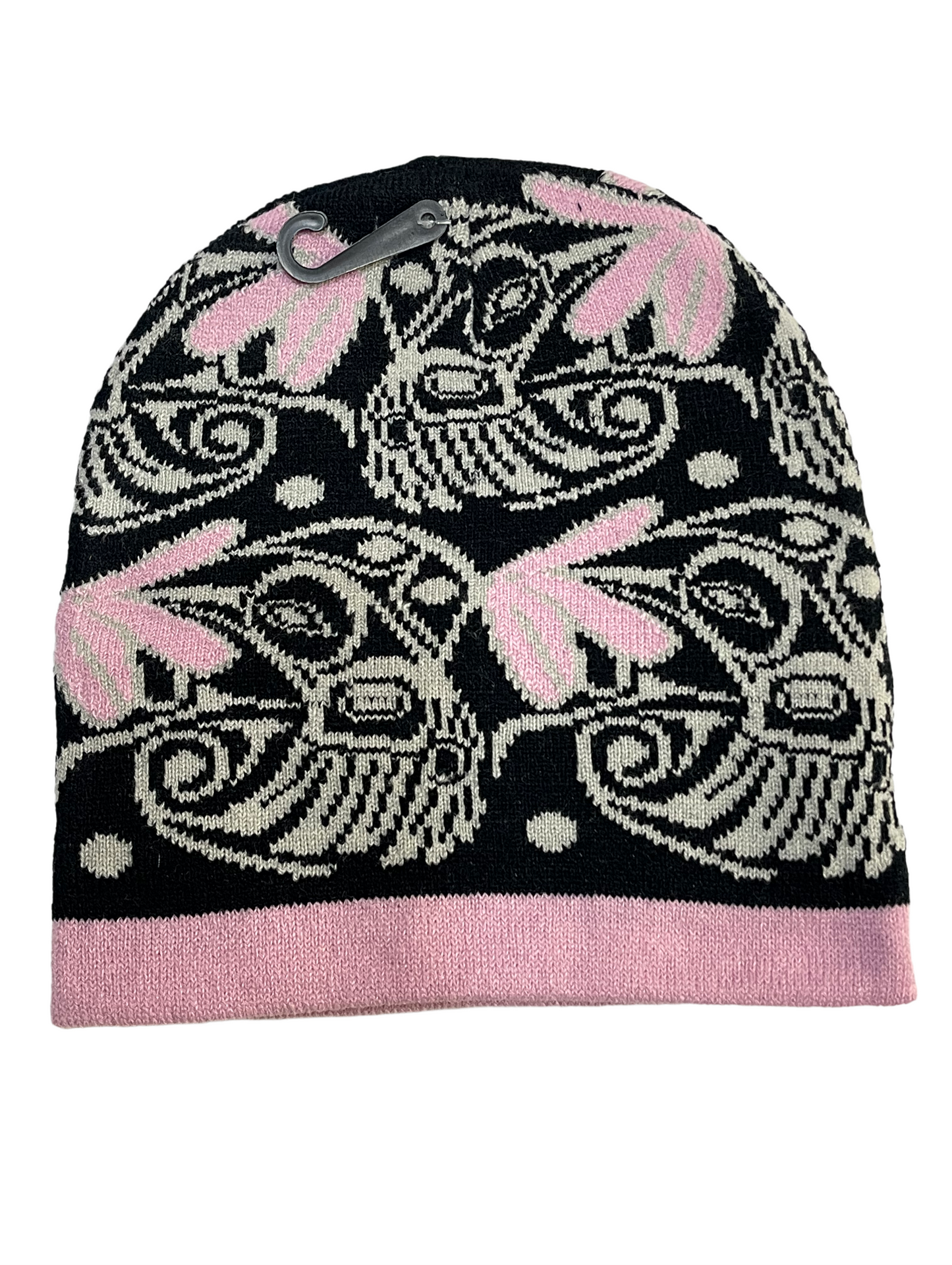 Toque - Hummingbird All Over - Gray & Pink