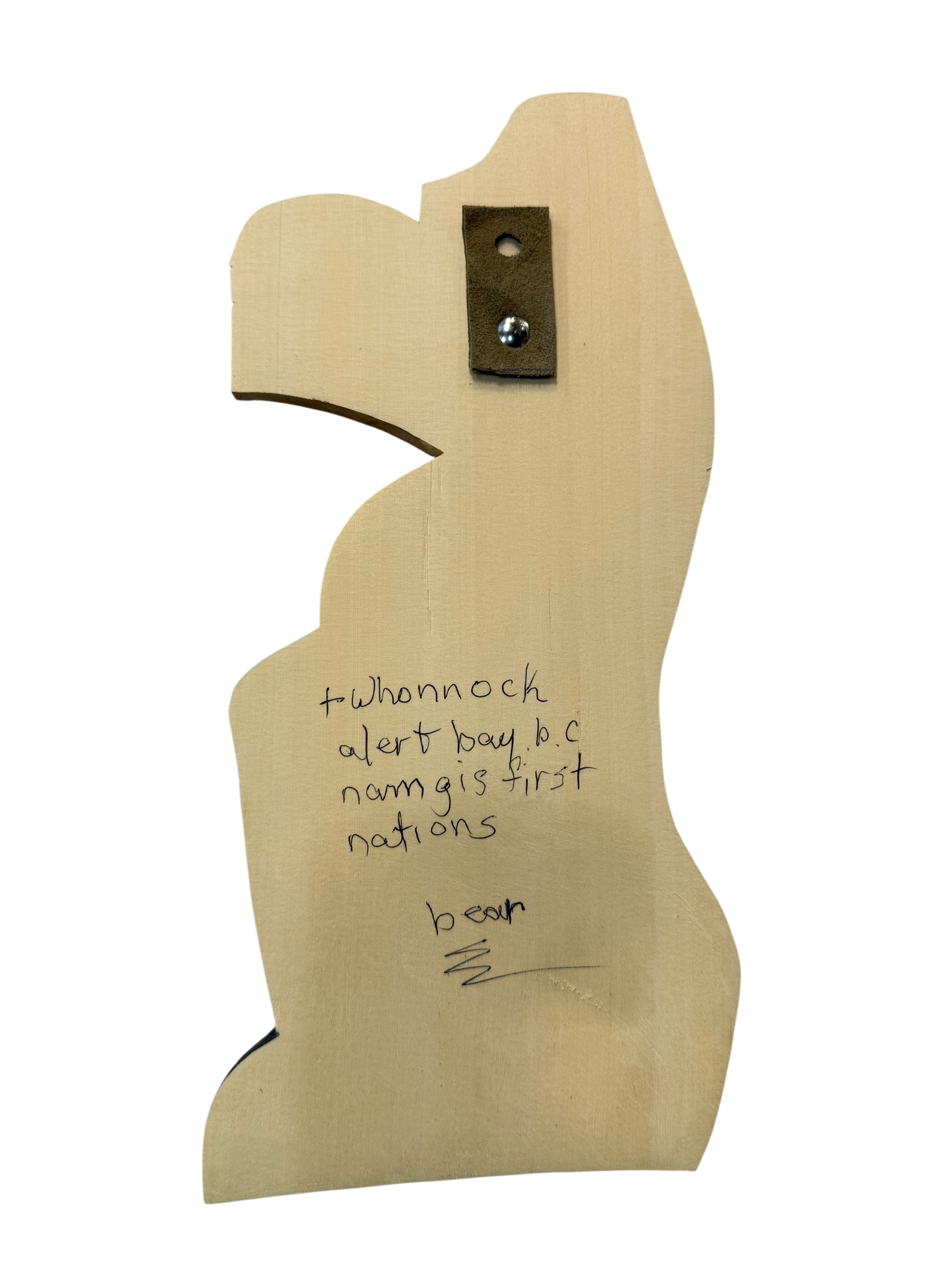 Wooden Plaque - Bear