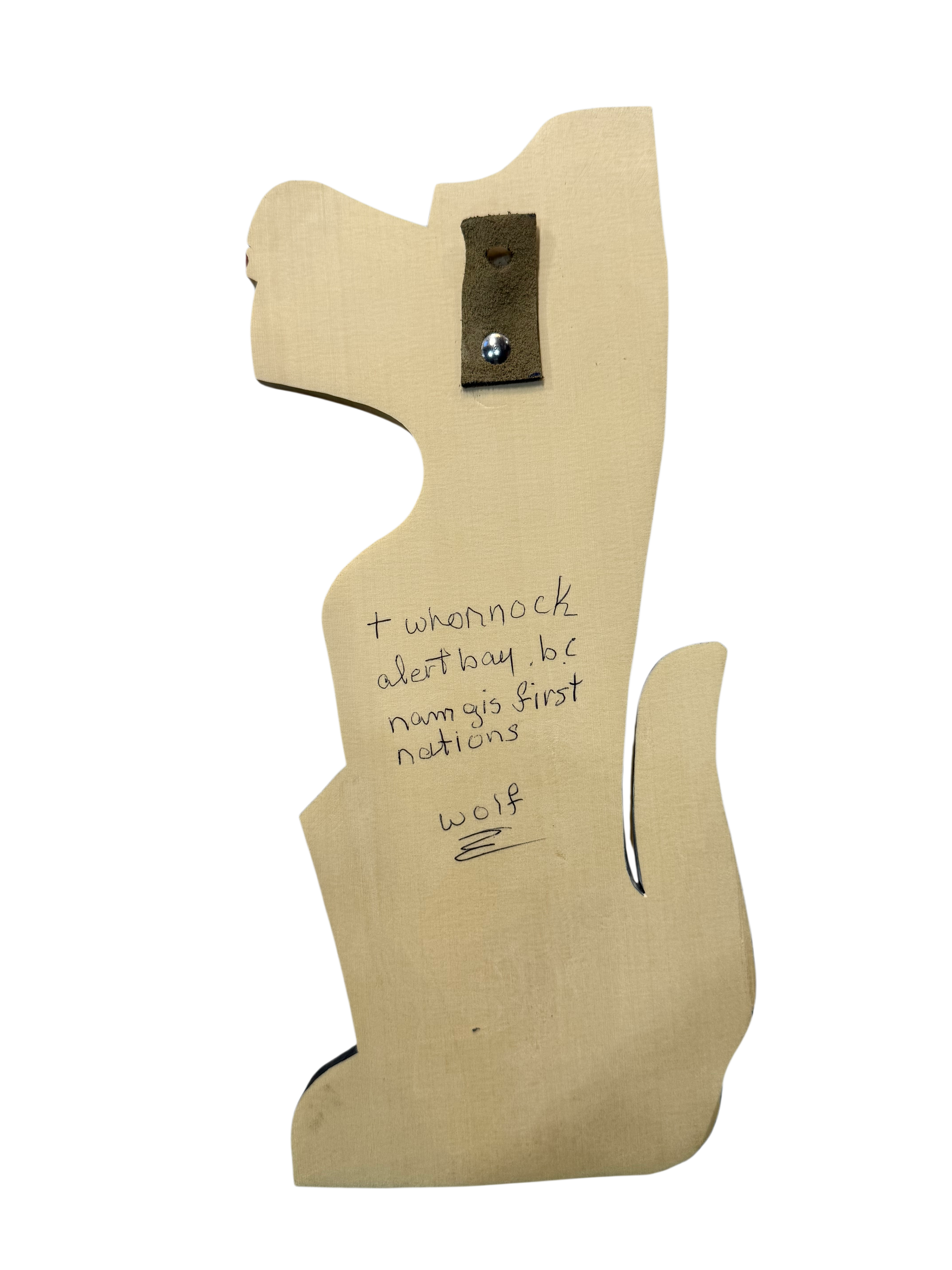 Wooden Plaque - Wolf