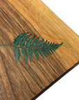 Serving Board - Canadian Walnut - Green Fern