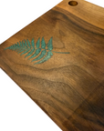 Serving Board - Canadian Walnut - Green Fern