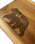 Serving Board - Canadian Walnut - Flower Bear