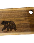 Serving Board - Canadian Walnut - Flower Bear