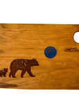 Serving Board - Canadian Cherry Wood - Mama Bear - Blue Moon