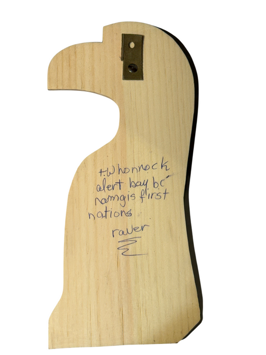 Wooden Plaque - Pine - Raven