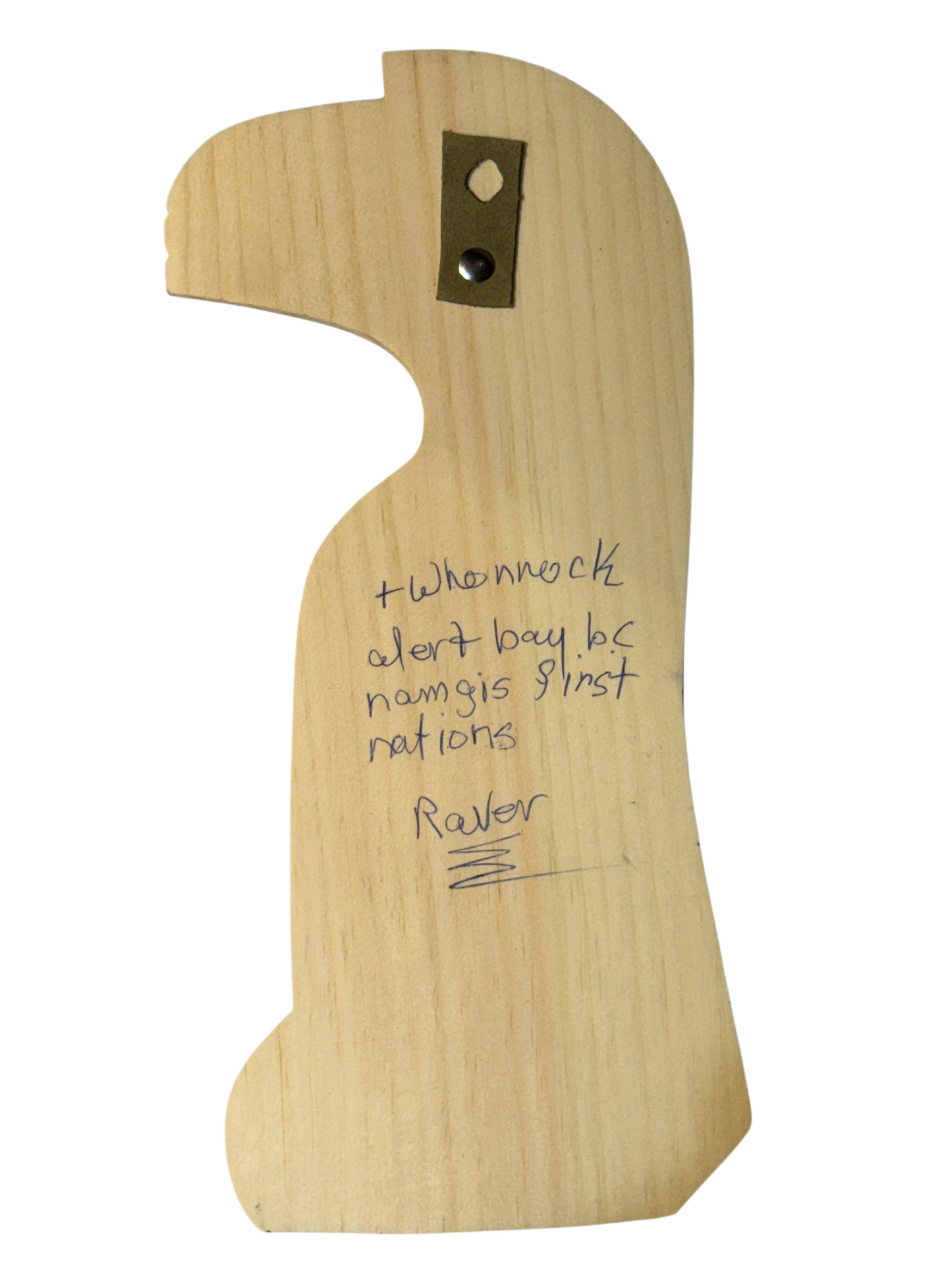 Wooden Plaque - Pine - Raven