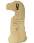 Wooden Plaque - Pine - Raven
