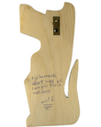 Wooden Plaque - Pine - Wolf