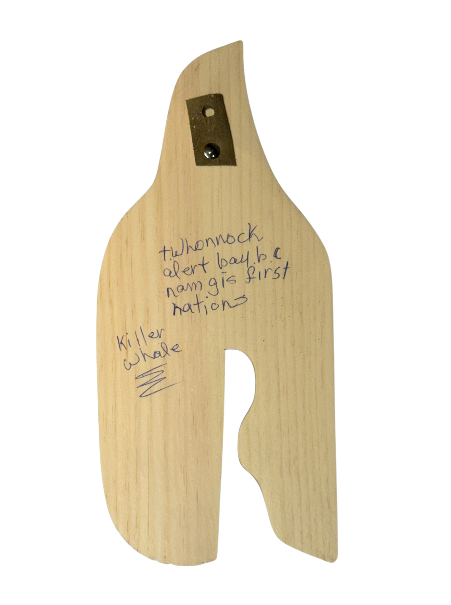 Wooden Plaque - Pine - Orca