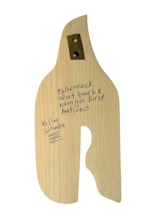 Wooden Plaque - Pine - Orca