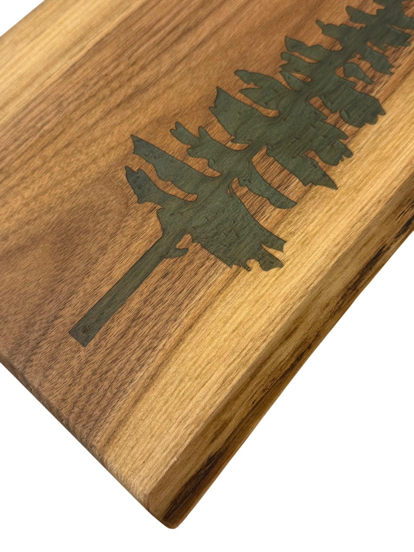 Serving Board - Canadian Walnut Wood - Live Edge - Sitka Tree