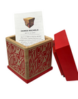 Bentwood Box - Salmon - Red