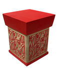 Bentwood Box - Salmon - Red