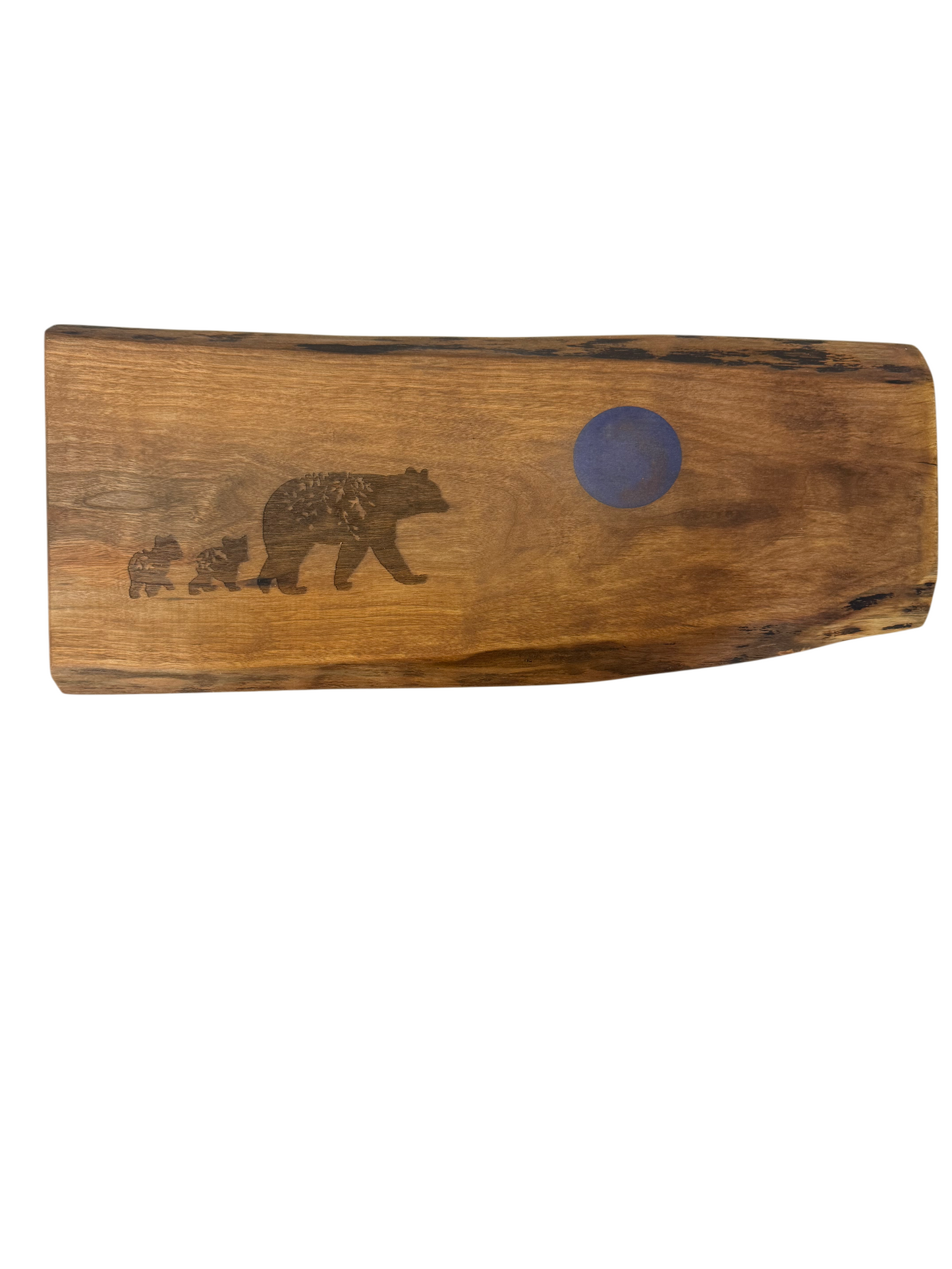 Serving Board - Walnut - Live Edge - Blue Moon Bear