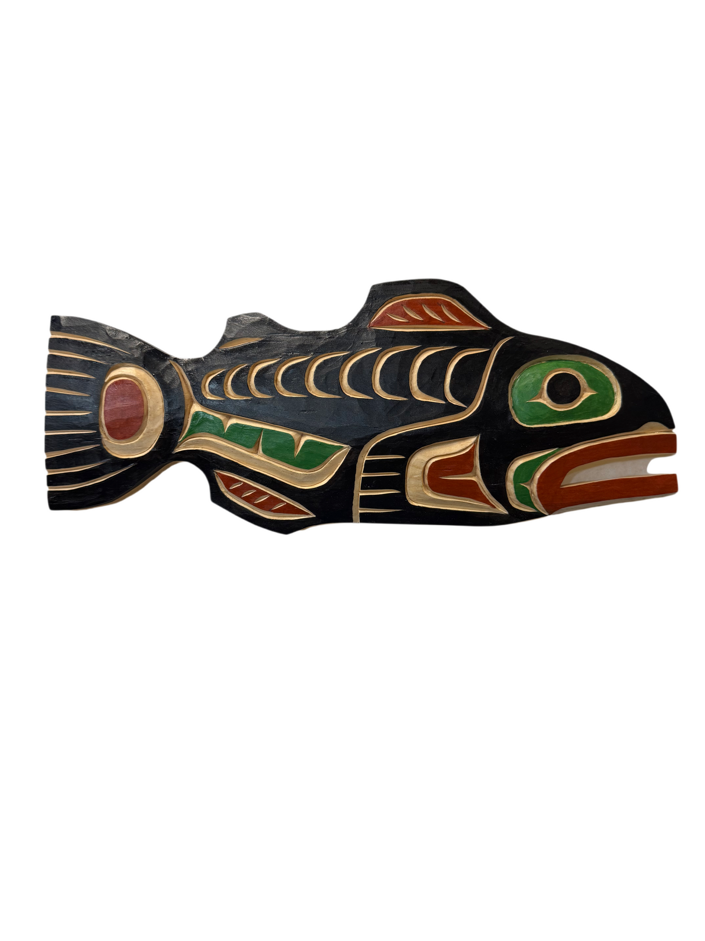 Wooden Plaque - Pine - Salmon